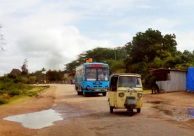 Lamu  road nach Norden