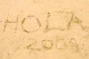 Hola 2008 im Sand